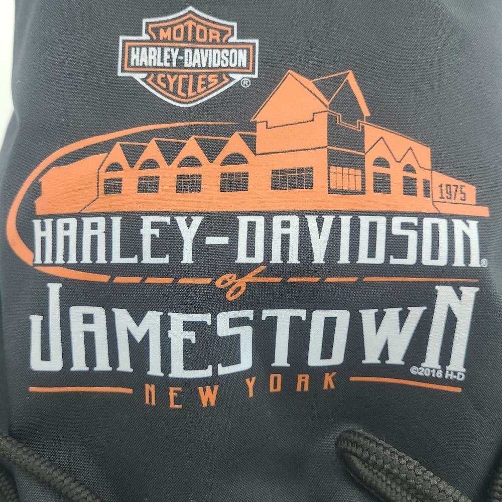 Harley Davidson Vintage Sling Backpack - Lightweight, Durable Sport Cloth, Media Pocket With Earbud Port, 14x18 Inches - View #7